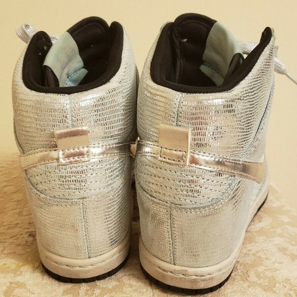 Sold Nike Dunk Sky Hi Disco Ball Womens sneakers sz 7.5 - Picture 6 of 9
